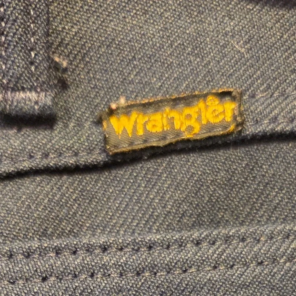 Wrangler Navy Work Pants Men's 38x29.5 Poly Blend‎ Straight Leg Uniform Utility